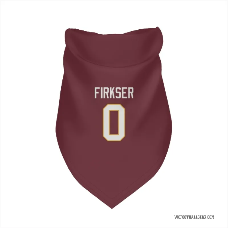 Anthony Firkser  Washington Commanders   Burgundy Cat & Dog Pet Bandana