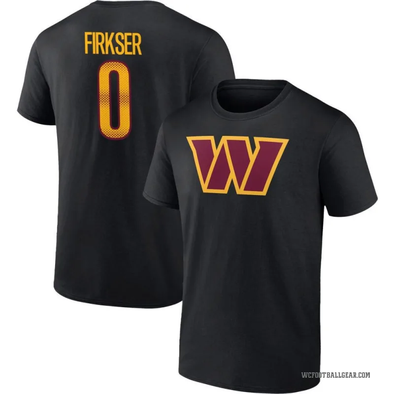 Anthony Firkser Youth Black Washington Commanders T-Shirt