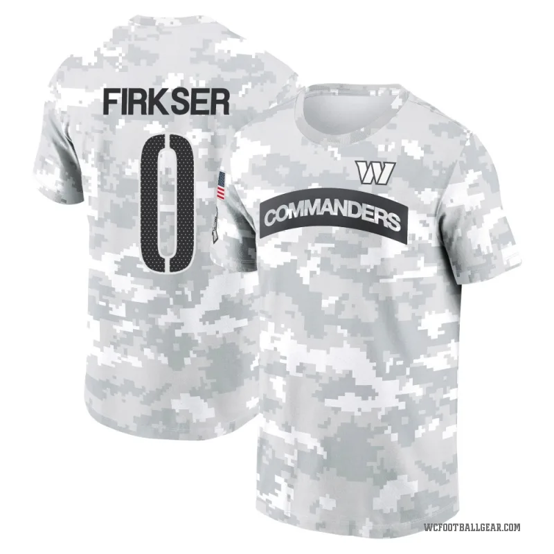 Anthony Firkser Youth Camo Washington Commanders Arctic 2024 Salute to Service Performance T-Shirt