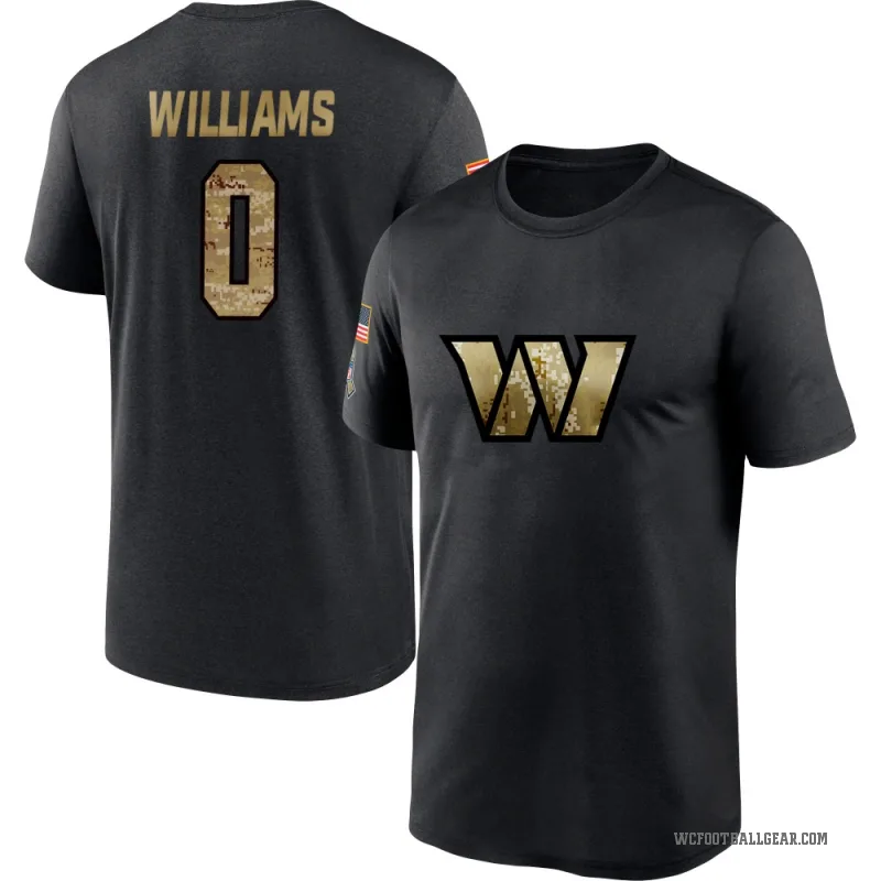 Antonio Williams Men's Black Washington Commanders 2020 Salute To Service Performance T-Shirt