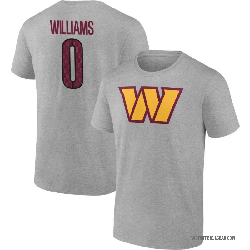Antonio Williams Men's Gray Washington Commanders T-Shirt