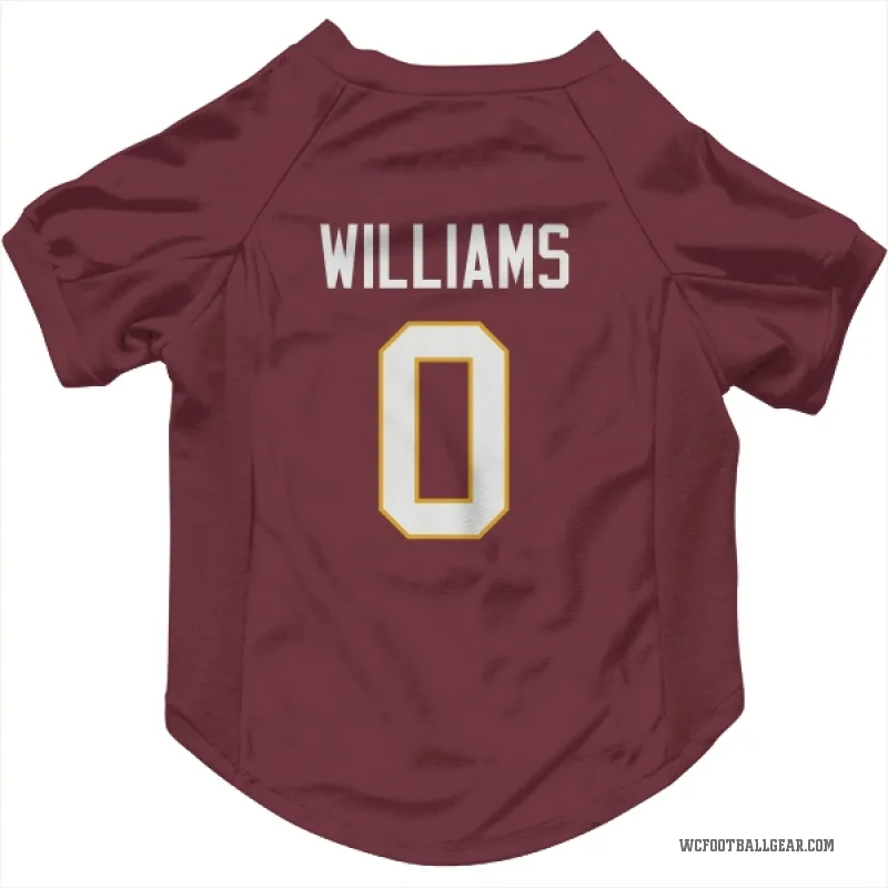 Antonio Williams  Washington Commanders   Burgundy Cat & Dog Pet Jersey