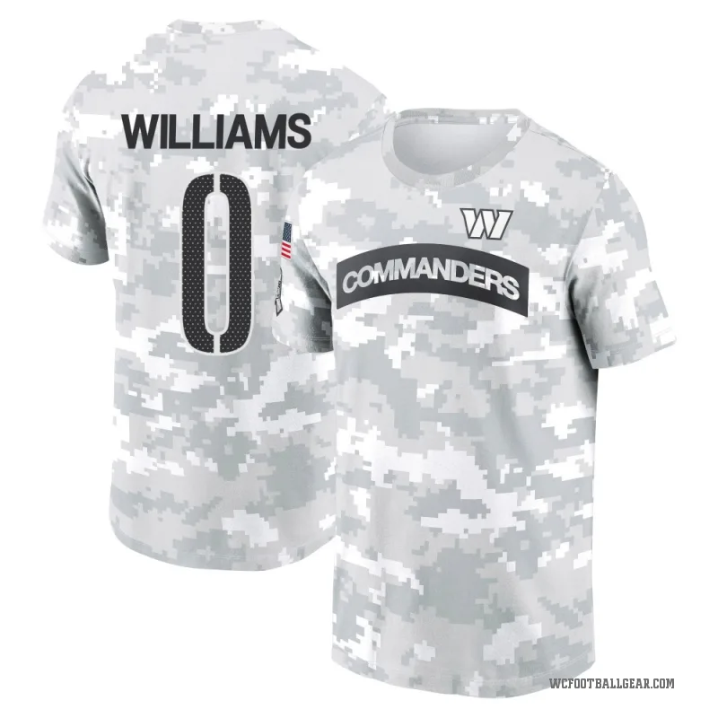 Antonio Williams Youth Camo Washington Commanders Arctic 2024 Salute to Service Performance T-Shirt