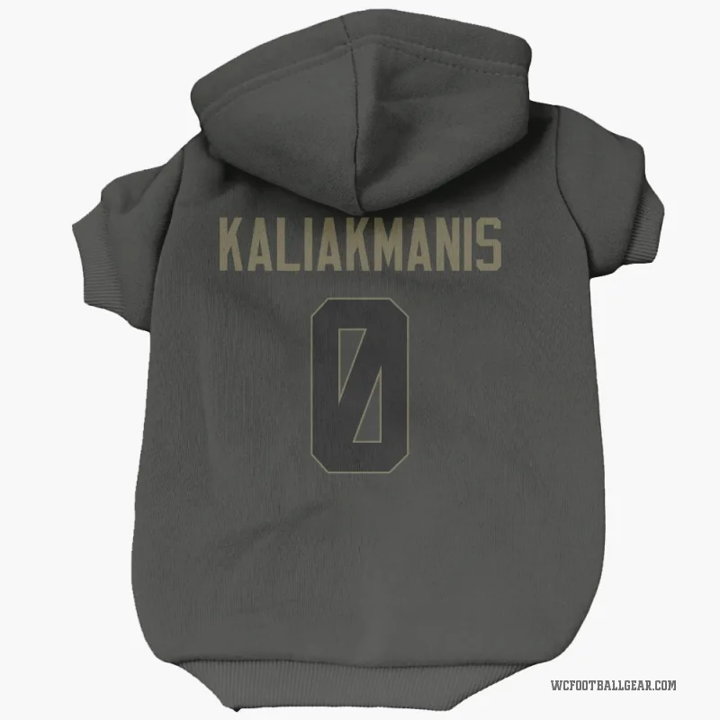 Athan Kaliakmanis  Black Washington Commanders  Service Cat & Dog Pet Hoodie