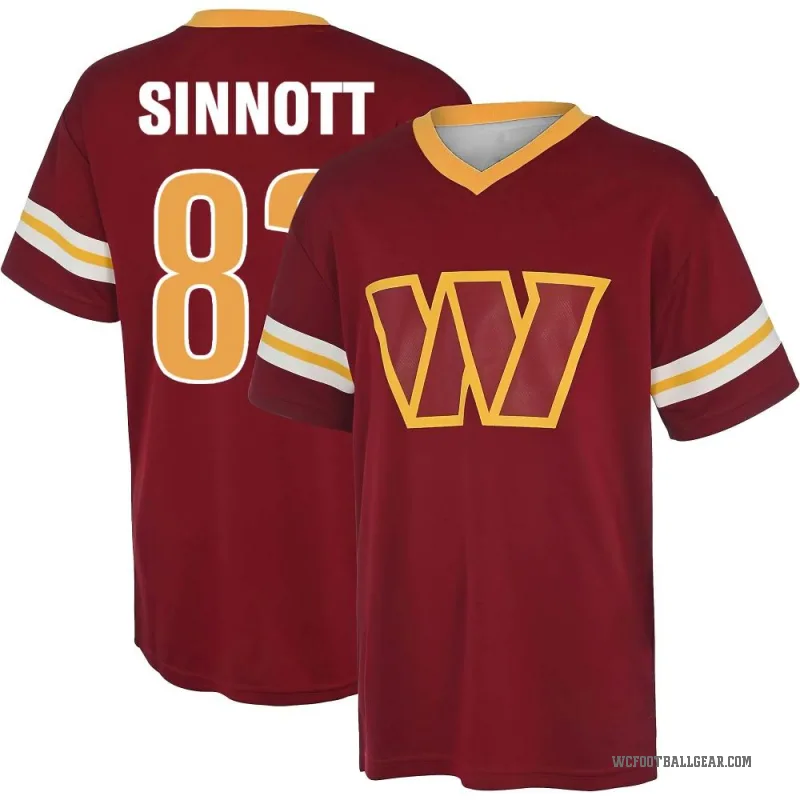 Ben Sinnott Men's Red Washington Commanders Game Day V-Neck T-Shirt