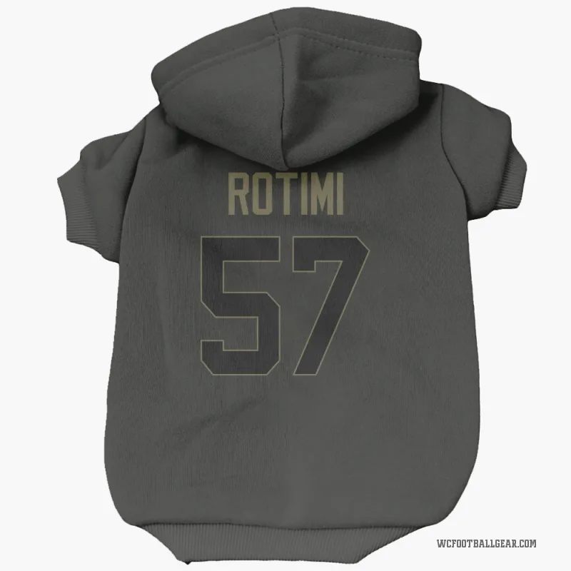 Bunmi Rotimi  Black Washington Commanders  Service Cat & Dog Pet Hoodie