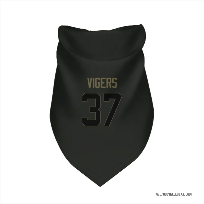 Car'lin Vigers  Black Washington Commanders  Service Cat & Dog Pet Bandana