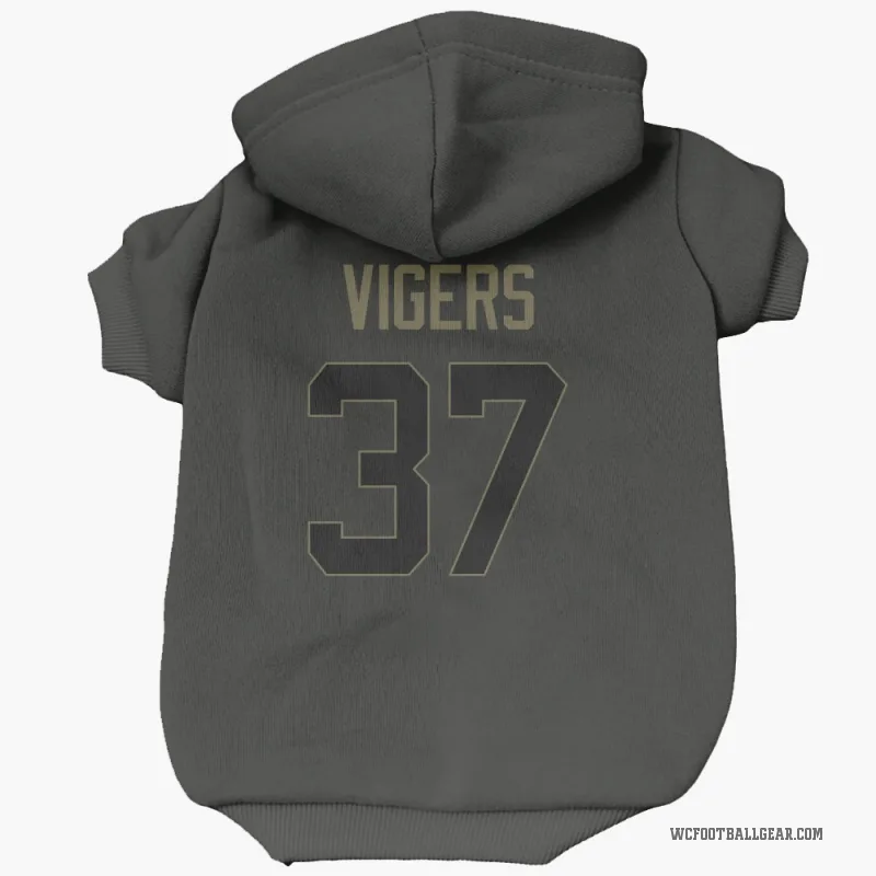 Car'lin Vigers  Black Washington Commanders  Service Cat & Dog Pet Hoodie