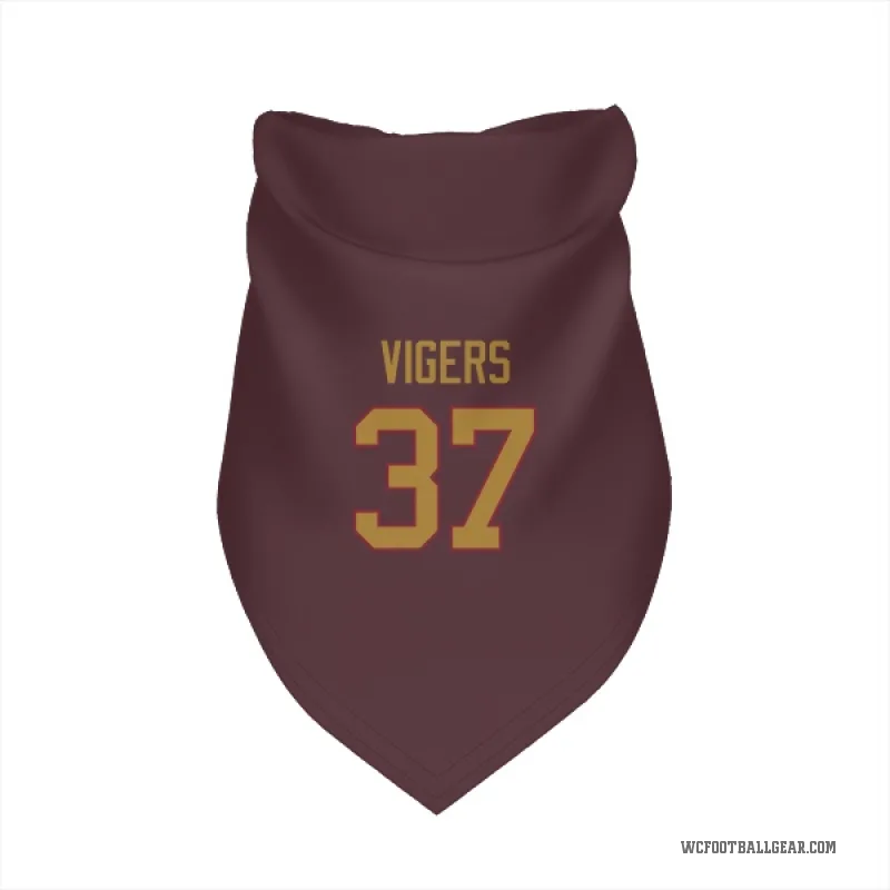 Car'lin Vigers  Gold Washington Commanders   Burgundy  Cat & Dog Pet Bandana
