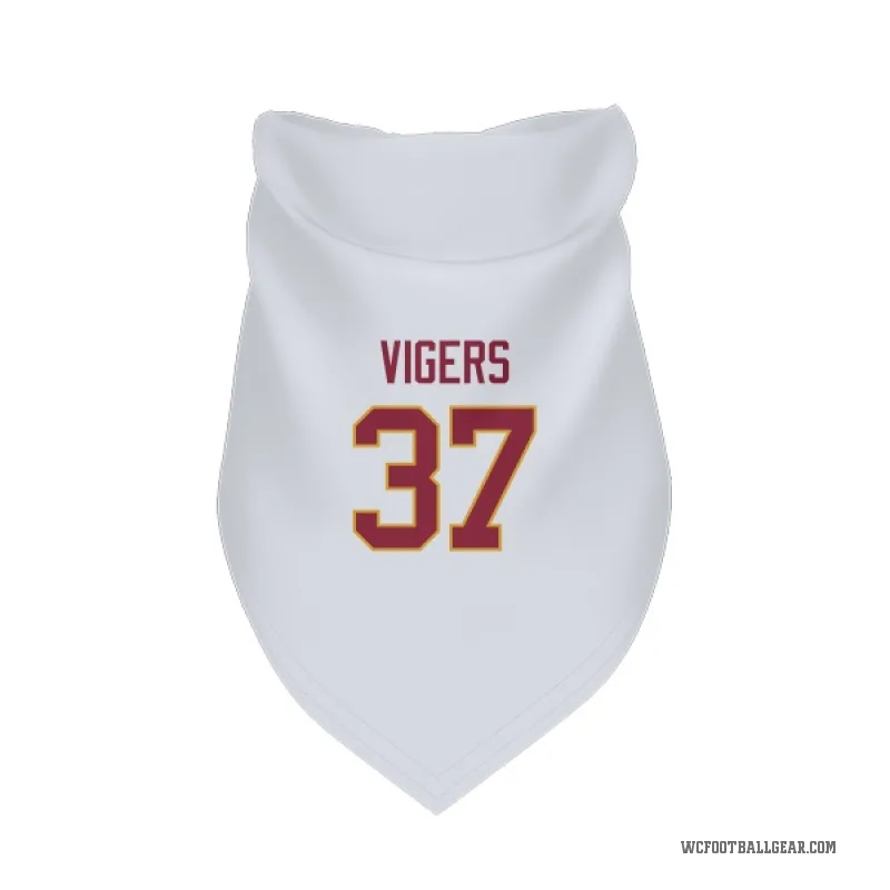 Car'lin Vigers  White Washington Commanders  Cat & Dog Pet Bandana