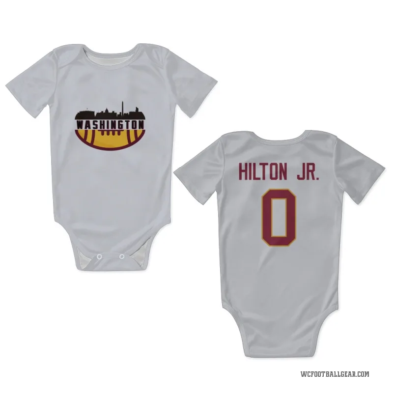 Chris Hilton Jr.  White Washington Commanders  Newborn & Infant Bodysuit
