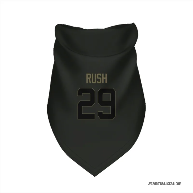 Darius Rush  Black Washington Commanders  Service Cat & Dog Pet Bandana
