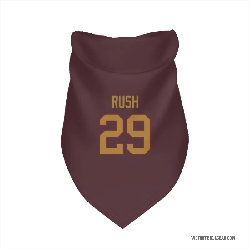 Darius Rush  Gold Washington Commanders   Burgundy  Cat & Dog Pet Bandana