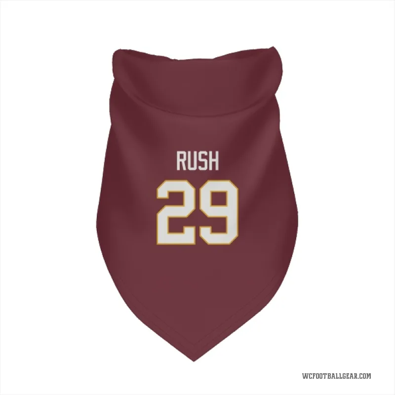 Darius Rush  Washington Commanders   Burgundy Cat & Dog Pet Bandana