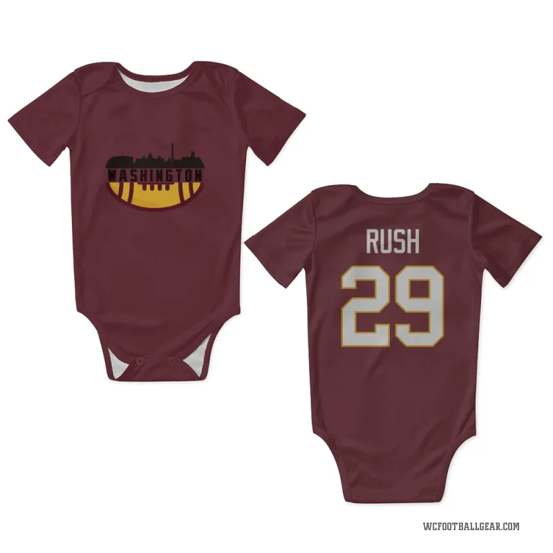 Darius Rush  Washington Commanders   Burgundy Newborn & Infant Bodysuit