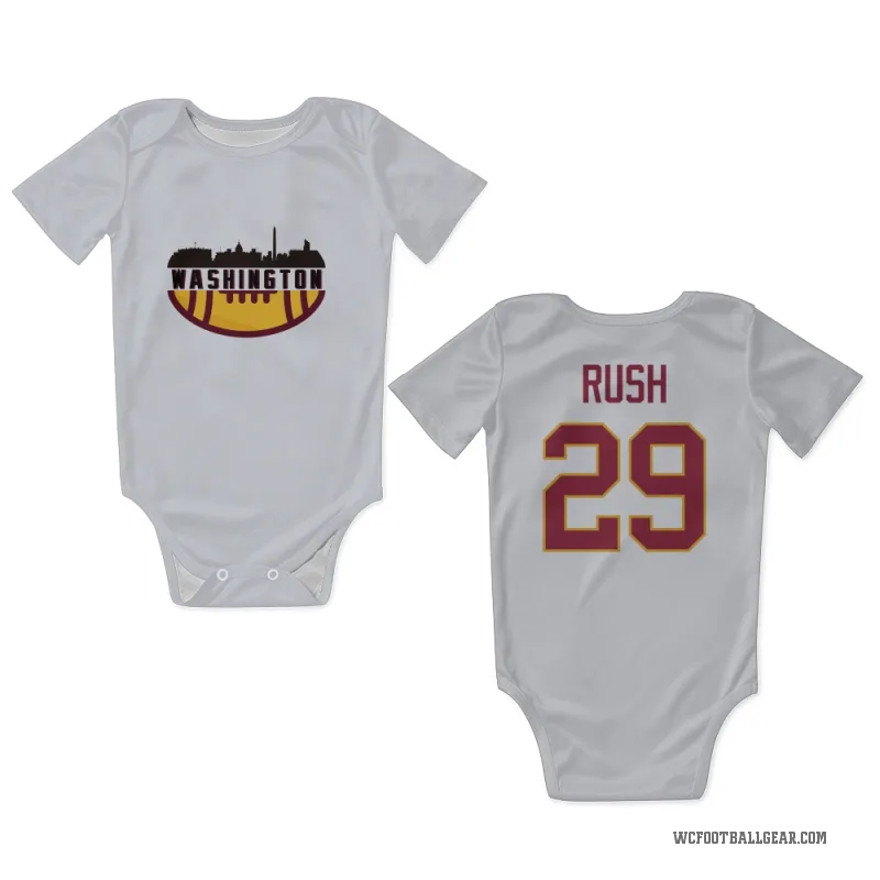 Darius Rush  White Washington Commanders  Newborn & Infant Bodysuit