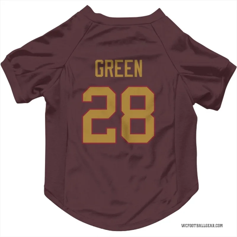 Darrell Green Gold Washington Commanders Burgundy Cat & Dog Pet Jersey