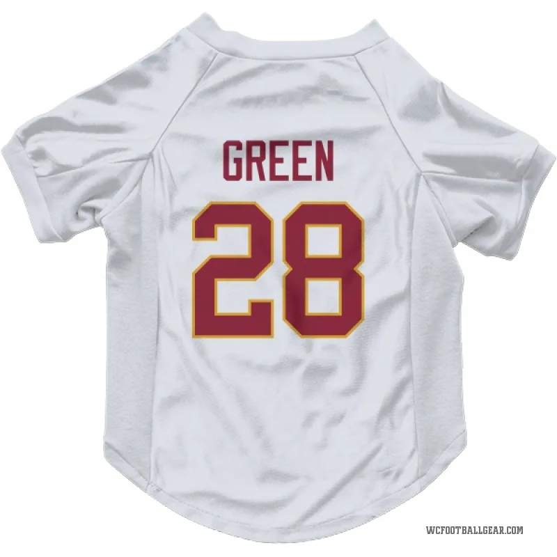 Darrell Green  White Washington Commanders  Cat & Dog Pet Jersey