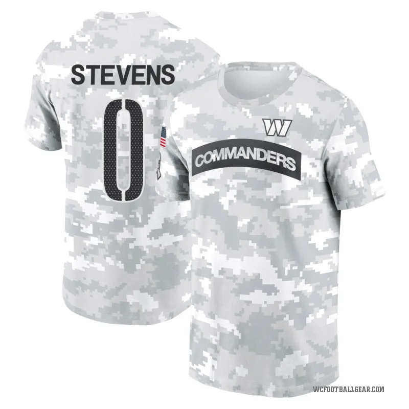 Drew Stevens Men's Camo Washington Commanders Arctic 2024 Salute to Service Performance T-Shirt