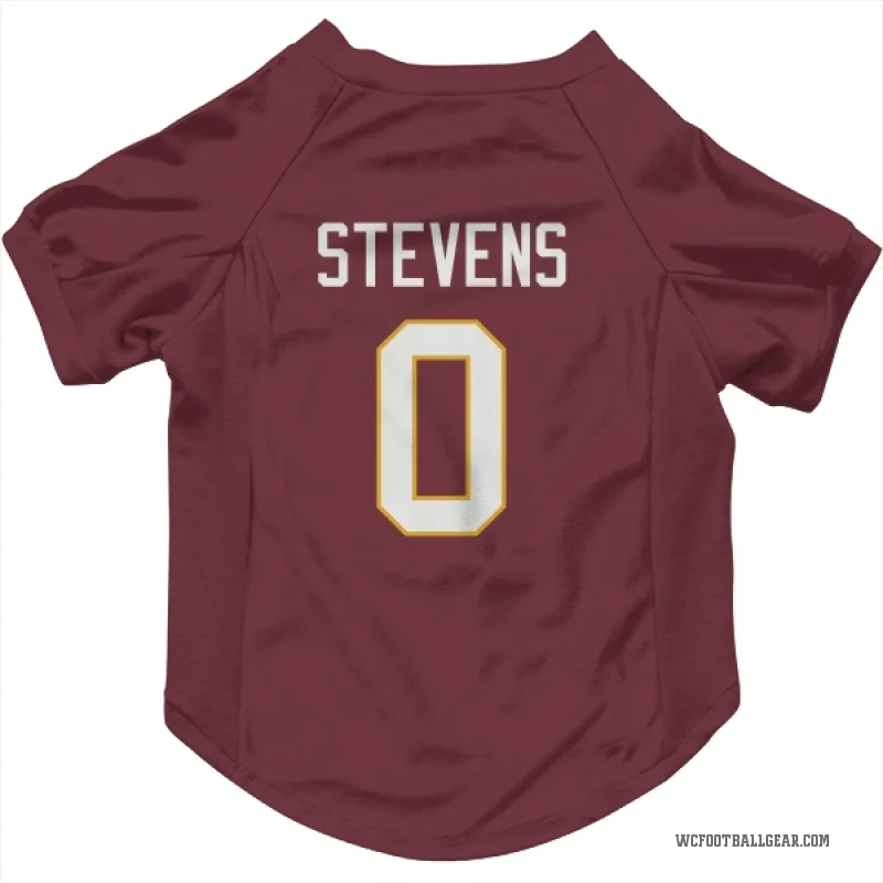 Drew Stevens  Washington Commanders   Burgundy Cat & Dog Pet Jersey