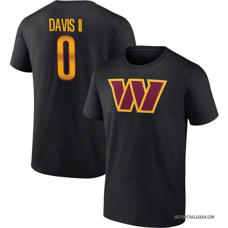 Fred Davis II Men's Black Washington Commanders T-Shirt