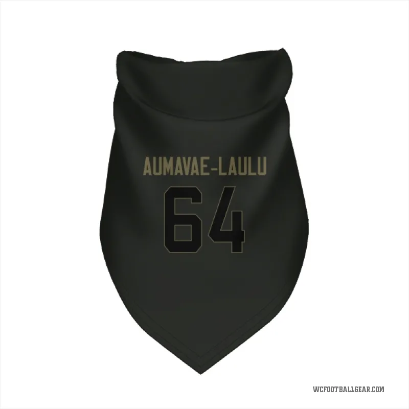 Malaesala Aumavae-Laulu  Black Washington Commanders  Service Cat & Dog Pet Bandana