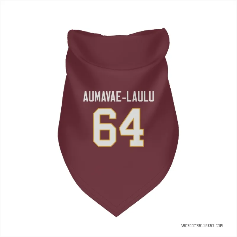 Malaesala Aumavae-Laulu  Washington Commanders   Burgundy Cat & Dog Pet Bandana