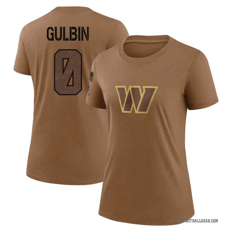 Matt Gulbin Women's Brown Washington Commanders 2023 Salute To Service Performance T-Shirt