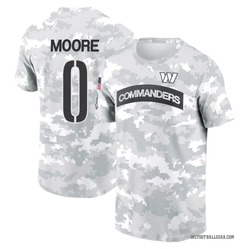 Quentin Moore Youth Camo Washington Commanders Arctic 2024 Salute to Service Performance T-Shirt