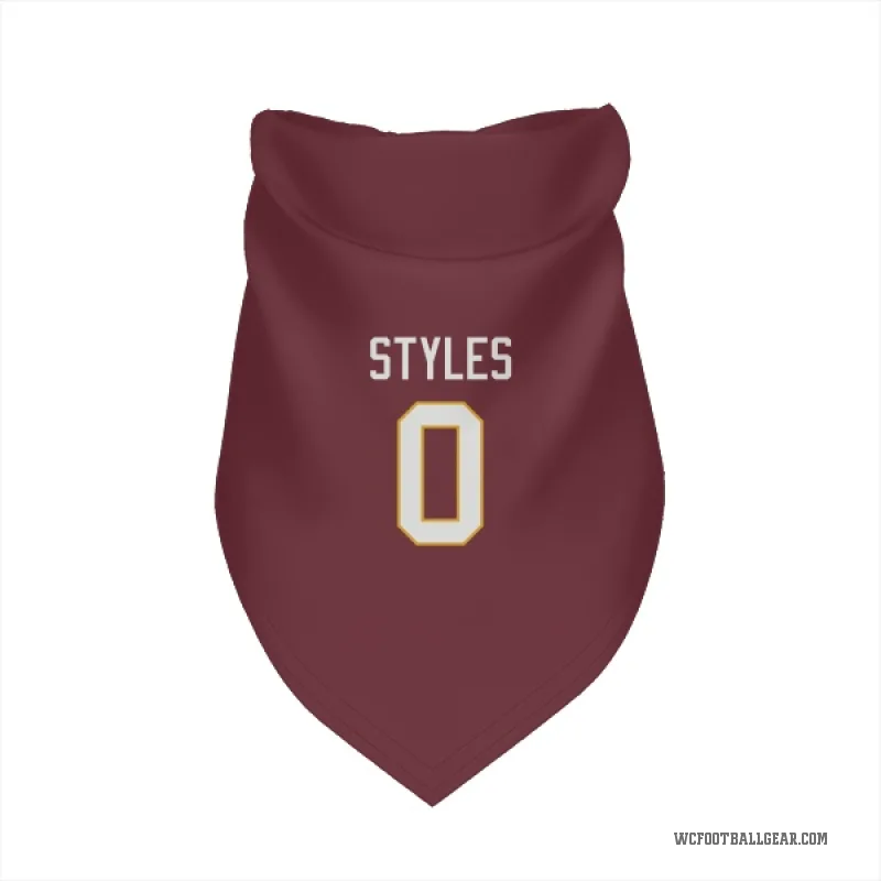 Sonny Styles  Washington Commanders   Burgundy Cat & Dog Pet Bandana