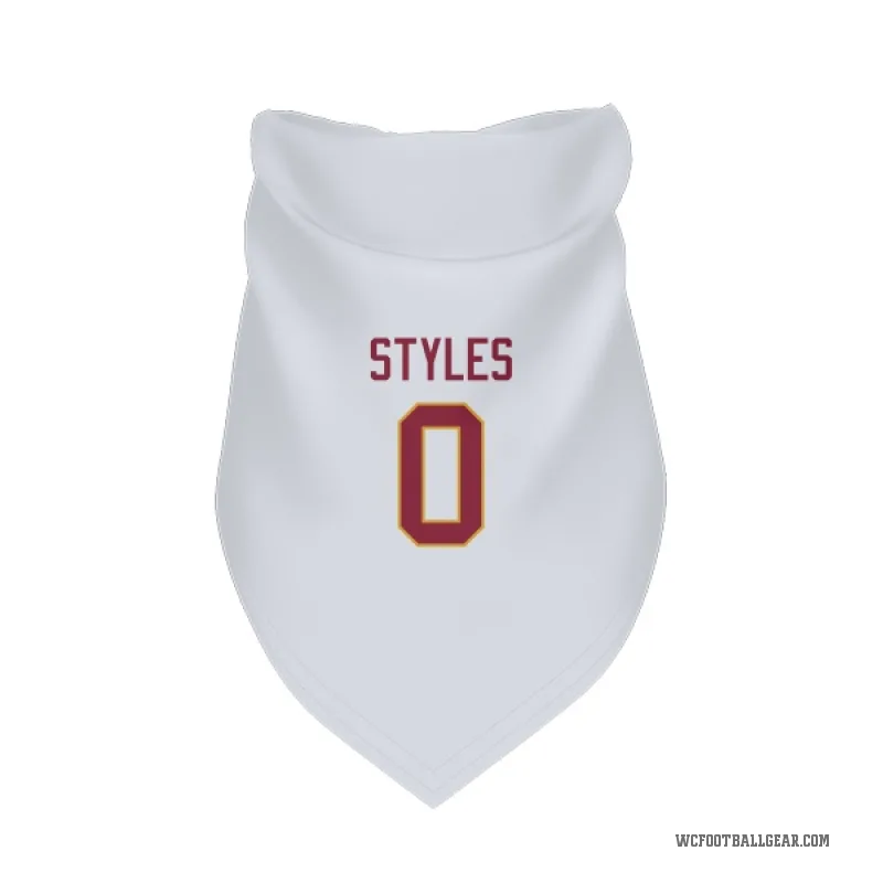 Sonny Styles  White Washington Commanders  Cat & Dog Pet Bandana