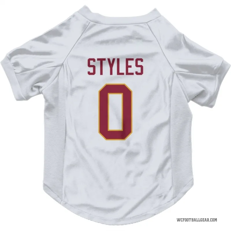 Sonny Styles  White Washington Commanders  Cat & Dog Pet Jersey