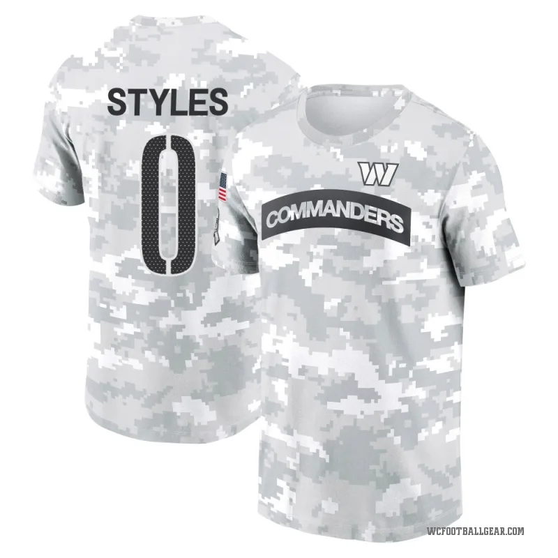 Sonny Styles Youth Camo Washington Commanders Arctic 2024 Salute to Service Performance T-Shirt
