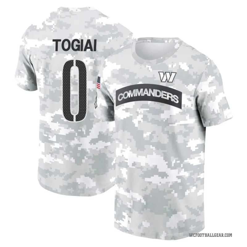 Tanoa Togiai Men's Camo Washington Commanders Arctic 2024 Salute to Service Performance T-Shirt
