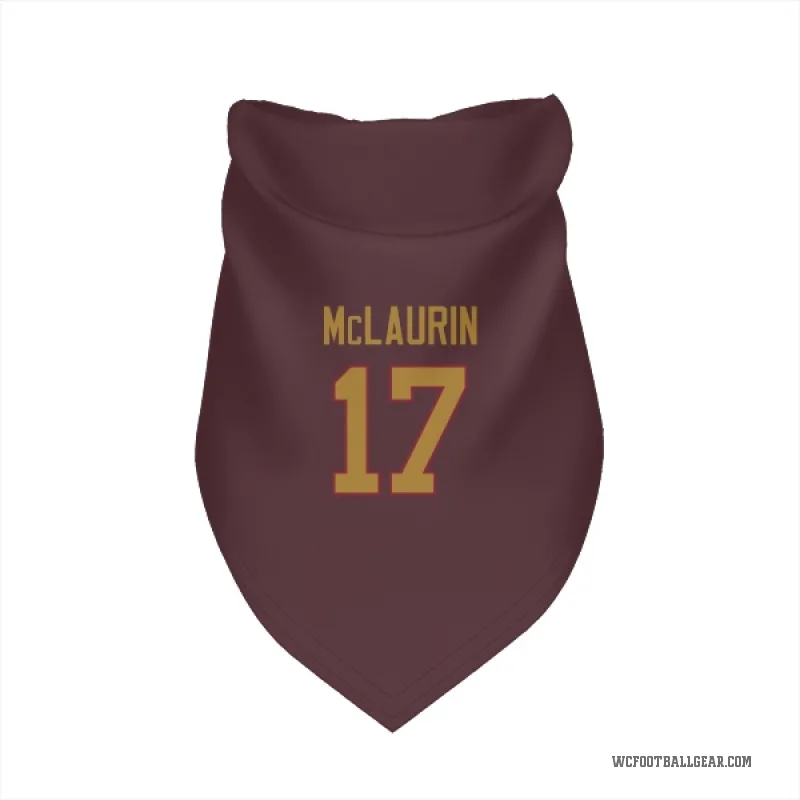 Terry McLaurin Gold Washington Commanders Burgundy Cat & Dog Pet Bandana