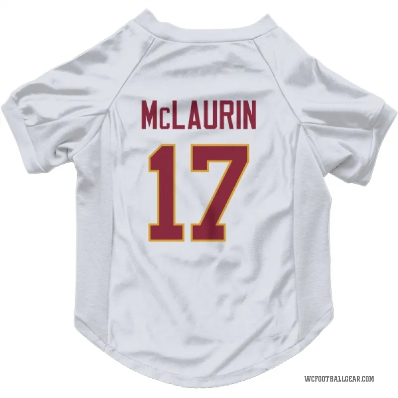 Terry McLaurin White Washington Commanders Cat & Dog Pet Jersey