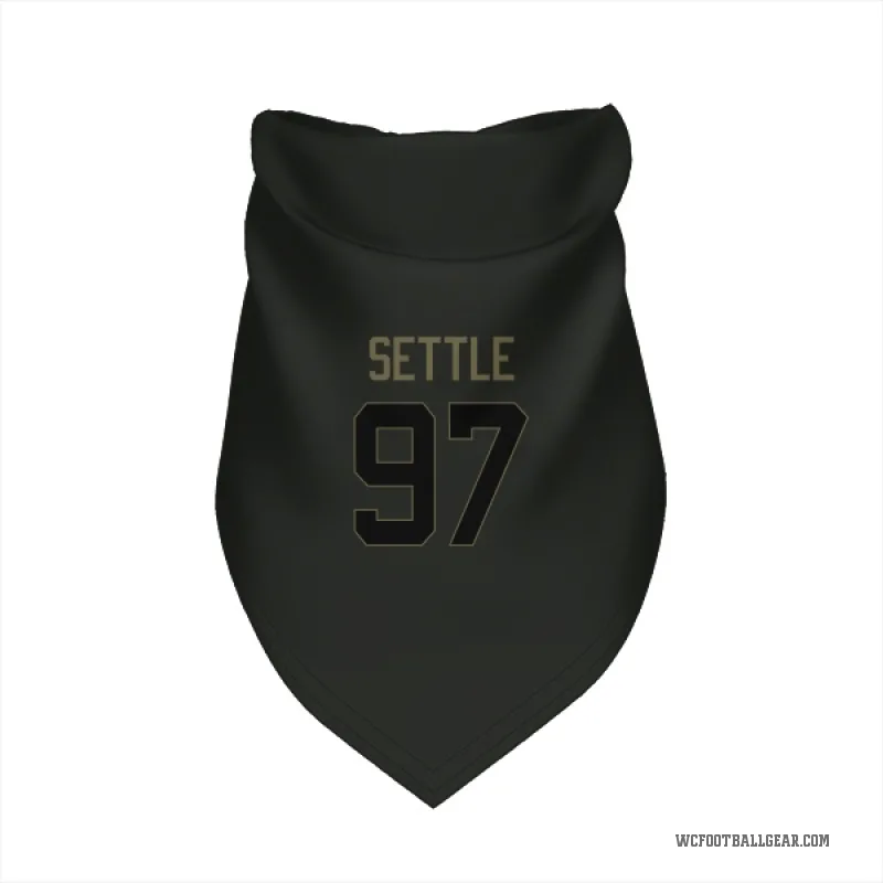 Tim Settle  Black Washington Commanders  Service Cat & Dog Pet Bandana