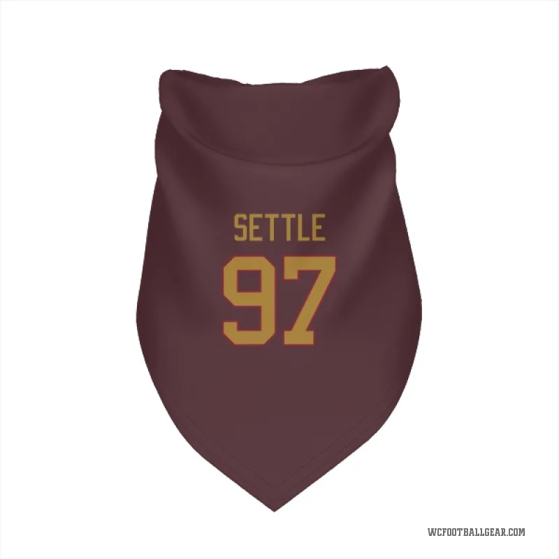 Tim Settle  Gold Washington Commanders   Burgundy  Cat & Dog Pet Bandana