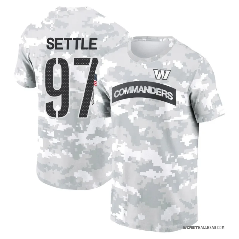 Tim Settle Men's Camo Washington Commanders Arctic 2024 Salute to Service Performance T-Shirt