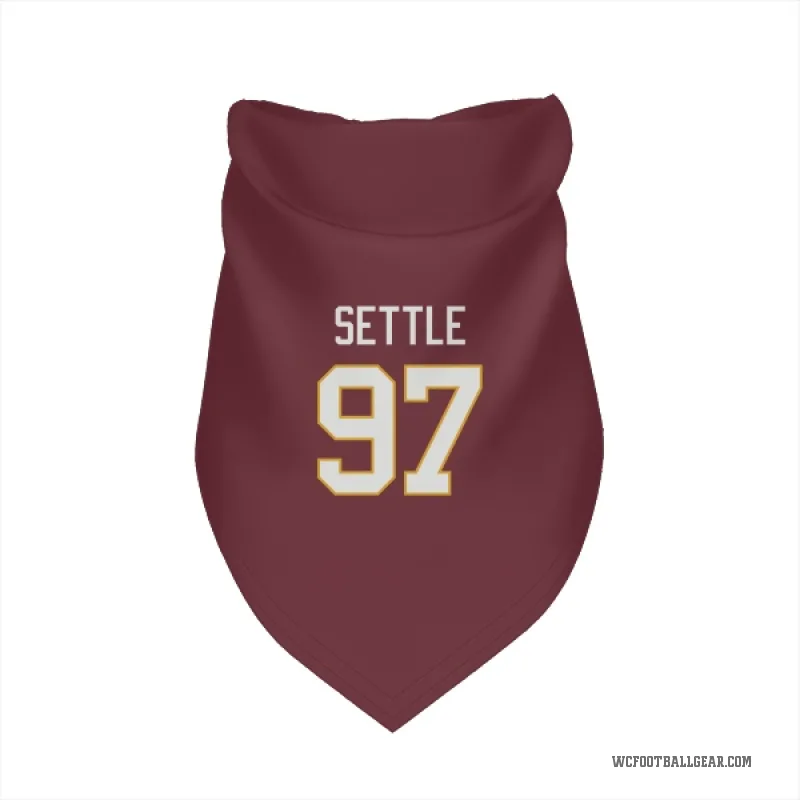 Tim Settle  Washington Commanders   Burgundy Cat & Dog Pet Bandana