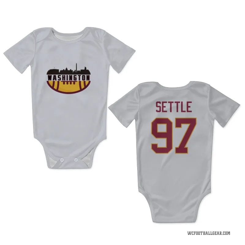 Tim Settle  White Washington Commanders  Newborn & Infant Bodysuit